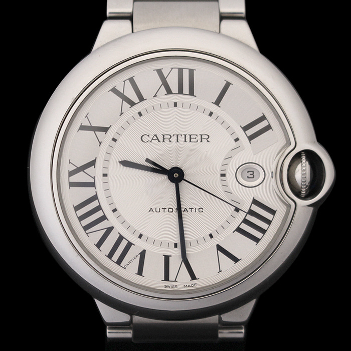 Cartier(까르띠에) W69012Z4 42MM 스틸 오토매틱 발롱 블루 드 까르띠에 남성 시계