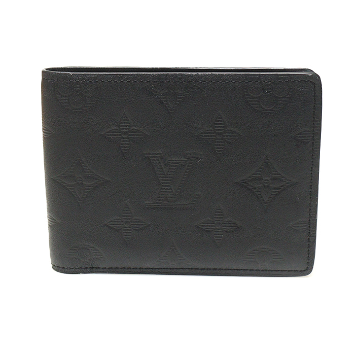 Louis Vuitton(루이비통) M62901 블랙 모노그램 새도우 카프스킨 멀티플 월릿 반지갑