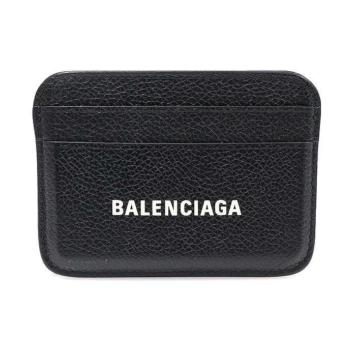 Balenciaga(발렌시아가) 593812 블랙 그레인 카프스킨 CASH 캐쉬 카드 지갑