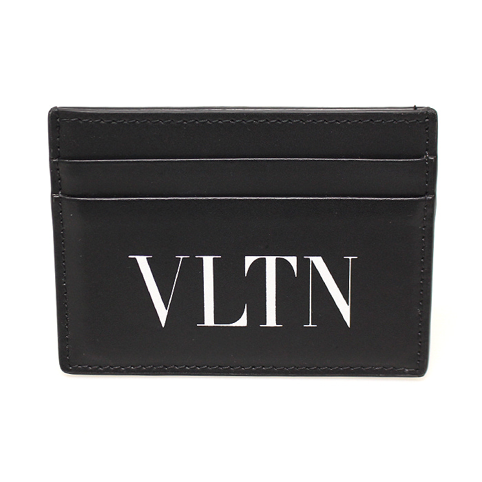 Valentino(발렌티노) 1Y2P0448LVN0NI 블랙 레더 VLTN 카드 지갑