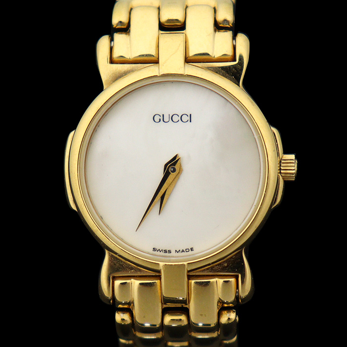 Gucci(구찌) 3400L 골드 화이트 자개판 여성 시계
