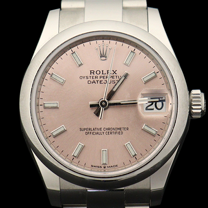 Rolex(로렉스) 278240 31MM 오이스터 스틸 돔드 핑크 다이얼 데이저스트 31 여성 시계
