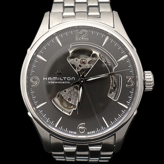 Hamilton(해밀턴) H32705181 42MM 스틸 오토매틱 재즈마스터 오픈 하트 남성 시계