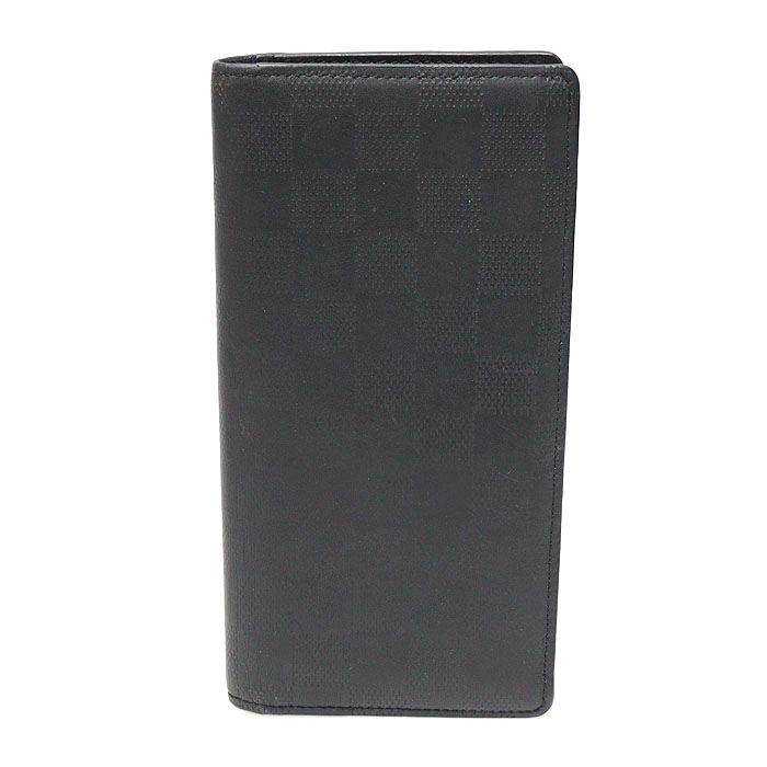 Louis Vuitton(루이비통) N63010 다미에 인피니 오닉스 레더 브라짜 월릿 장지갑