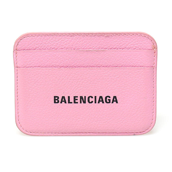 Balenciaga(발렌시아가) 593812 핑크 그레인 카프스킨 CASH 캐쉬 카드 지갑