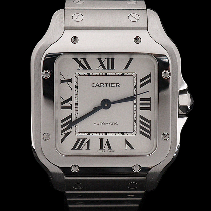 Cartier(까르띠에) WSSA0029 35.1MM 스틸 오토매틱 산토스 드 까르띠에 미듐 남성 시계