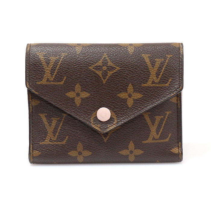 Louis Vuitton(루이비통) M62360 모노그램 캔버스 로즈 발레린 핑크 빅토린 월릿 반지갑