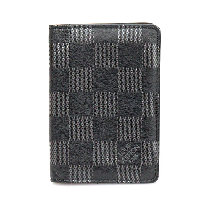 Louis Vuitton(루이비통) N60183 다미에 인피니 오닉스 실버 포켓 오거나이저 카드지갑