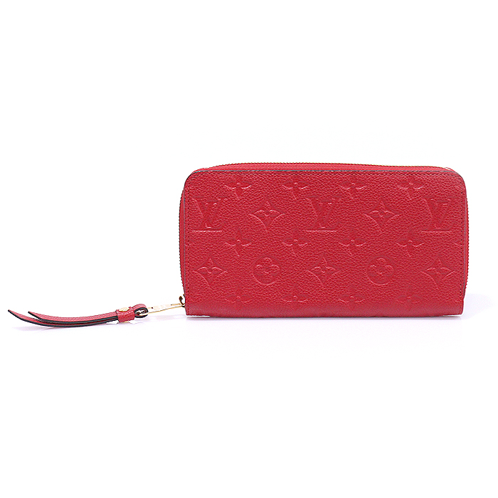 Louis Vuitton(루이비통) M63691 레드 모노그램 앙프렝뜨 스칼렛 지피 월릿 장지갑