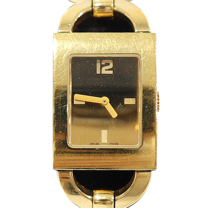 Dior(크리스챤디올) D78-159 스틸 쿼츠 금장 MALICE 마리스 여성 팔찌 시계