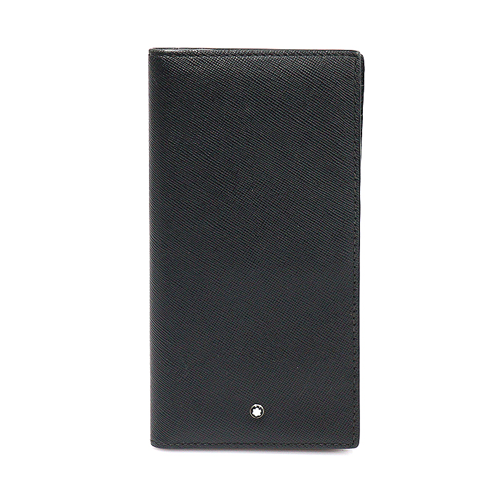 Montblanc(몽블랑) 113207 블랙 사토리얼 레더 12CC 뷰포켓 장지갑